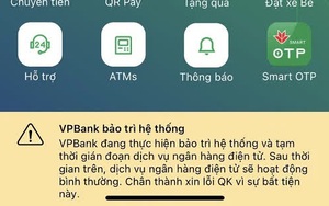 App của VPBank bị lỗi, khách hàng không thể giao dịch được