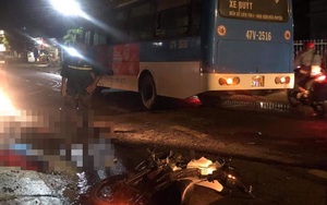 Tông trực diện vào xe bus, hai người đi xe máy thiệt mạng