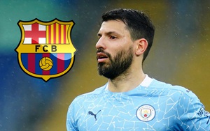 Sergio Aguero giảm lương, mở đường đến Barca