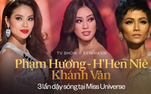 Phạm Hương - H'Hen Niê - Khánh Vân: 3 lần khiến fan sắc đẹp dậy sóng tại Miss Universe