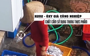 Cơ sở tẩy trắng mực bằng hóa chất: Giám đốc khai "nhân viên tự xin oxy già để tẩy"