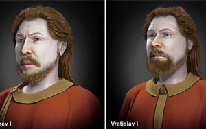 Tái cấu trúc 3D gương mặt hai công tước Czech thời Trung cổ
