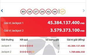 Cùng trúng Jackpot 2, người chơi ở Hà Nội và Bình Dương phải ‘cưa đôi’ tiền tỷ Vietlott