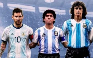 Huyền thoại bóng đá Argentina: “Messi không thể so với Maradona”