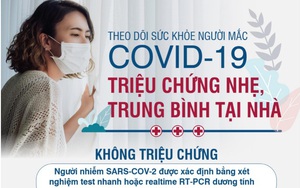 Dấu hiệu nguy hiểm cần đưa ngay người mắc COVID-19 đang theo dõi tại nhà đến BV