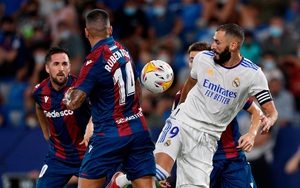 Real Madrid chia điểm với Levante sau trận cầu "điên rồ" ở La Liga