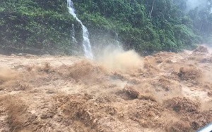 Bão Côn Sơn gây mưa to diện rộng, đã có người chết do lũ cuốn trôi