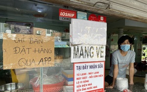 Nhiều quán ăn uống ở Sài Gòn cùng mở bán trở lại: Bún bò bán 300 tô/ngày, shipper xếp hàng mua trà sữa