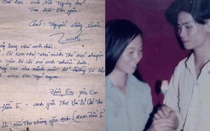 Con gái khoe ảnh bố 20 năm trước, điển trai lãng tử cùng lá thư tay tán gái khiến thanh niên ngày nay phải "chạy dài theo học"