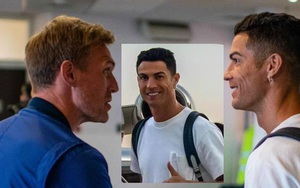 Ronaldo đã đến Manchester, ban lãnh đạo M.U hồ hởi ra tận sân bay đón