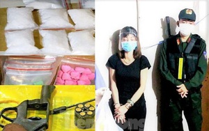 Bắt nữ chủ tiệm massage tàng trữ gần 1,4 kg ma túy cùng súng đạn