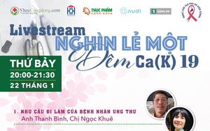 Livestream Nghìn lẻ một đêm K: Bệnh nhân ung thư khi đi làm cần chú ý điều gì?