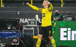 Haaland lập cú đúp giúp Dortmund áp sát ngôi đầu bảng
