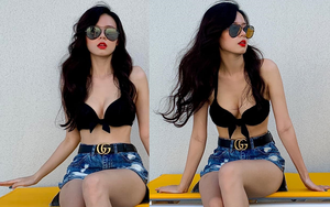 Midu diện bikini, khoe thân hình chỉ 40kg nhưng gợi cảm