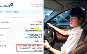 Chồng thưởng Tết cho vợ 100 triệu, nhắn nhủ sâu sắc đến những chị em "hốt hết lương chồng"