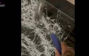 Kinh ngạc với những bức chân dung được vẽ từ vết vỡ trên kính