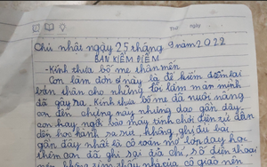 Cậu bé viết kiểm điểm tự đặt hình phạt, bố mẹ đọc xong hết hồn không dám bắt lỗi