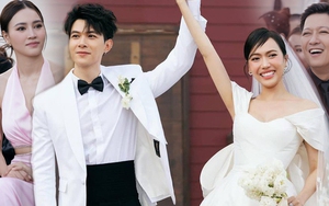 Lễ cưới Diệu Nhi - Anh Tú: Chú rể bật khóc, Trấn Thành - Trường Giang và dàn sao đình đám tề tựu