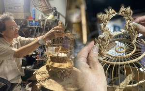 Đôi bàn tay "phù thủy" biến cây tre thành lồng chim có giá hàng trăm triệu đồng