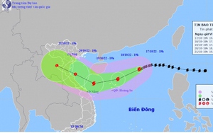 Bão số 6 mạnh lên cấp 13, hướng về quần đảo Hoàng Sa