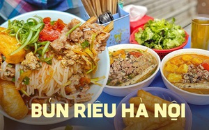 Những hàng bún riêu lâu đời, ngon nổi tiếng ở Hà Nội