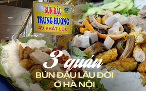 Những hàng bún đậu mắm tôm "có tuổi" nằm giữa lòng phố cổ Hà Nội