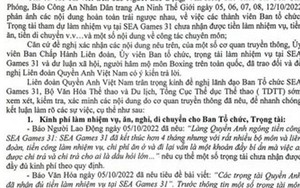 Đề nghị làm rõ một số vấn đề tại SEA Games 31