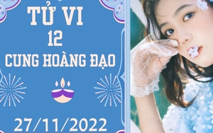 Tử vi 12 cung hoàng đạo ngày 27/11: Kim Ngưu gặp may mắn, Song Tử có tin vui