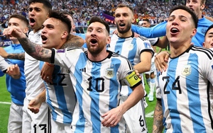 Messi và đồng đội vỡ oà cảm xúc khi Argentina vào bán kết World Cup 2022