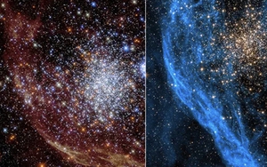 NASA chia sẻ hình ảnh ngoạn mục về cụm sao cầu 100 triệu năm tuổi