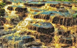 Một 'dòng sông vàng' bất ngờ xuất hiện tại Nam Phi