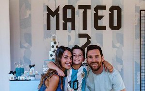 Cậu nhóc Mateo Messi chiếm sóng sau chung kết World Cup: Thần tượng Ronaldo, sơ hở là trêu tức bố
