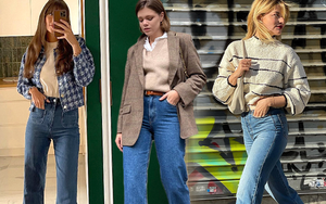 10 cách diện quần jeans nổi bật của phụ nữ Pháp