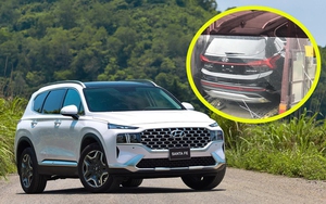 Hyundai Santa Fe hybrid lộ diện ngoài đời thực ở Việt Nam: Phiên bản sắp bán cạnh tranh Sorento hybrid