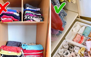 6 ý tưởng sắp xếp tủ quần áo ngăn nắp gọn gàng