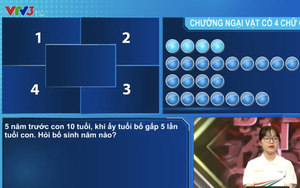 Câu hỏi Olympia: "Con 10 tuổi, bố gấp 5 lần tuổi con. Hỏi bố sinh năm nào?" - Đáp án cực dễ nhưng rất ít người tìm ra