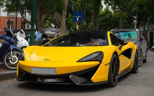 Đại gia Hà Thành mang McLaren 570S chục tỷ dạo phố, màu sơn chi tiết độc nhất tại Việt Nam