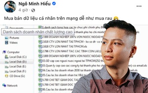 Hiếu PC lên tiếng ngán ngẩm vì "mua bán dữ liệu cá nhân trên mạng dễ như mua rau"?