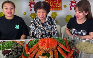 Sau vlog bánh mì Huỳnh Hoa “gây ớn” nhất sự nghiệp, Quỳnh Trần JP “đổi gió” bằng… cua Hoàng đế: Chắc bớt ớn!