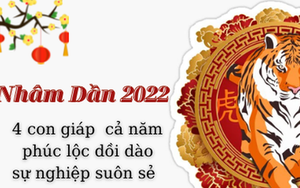 Nhâm Dần 2022 là năm vàng của 4 con giáp này: Khéo léo một chút thì cả năm phúc lộc dồi dào, sự nghiệp suôn sẻ