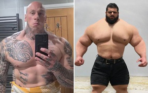 "Hulk Iran" gây thất vọng với hình ảnh ngoài đời, bị Martyn Ford dễ dàng đẩy ngã