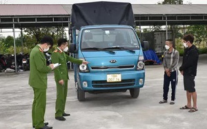 2 người đàn ông dùng xe ôtô trộm cắp trâu chăn thả trên đồng
