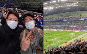 Fan Việt mua vé ở khán đài CĐV Nhật: Người bản địa khen 1 câu về ĐT Việt Nam sau bàn thua