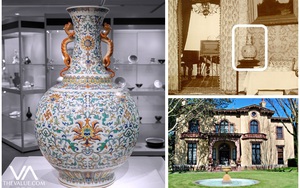 Chiếc bình chi chít hoa văn được rao bán 144 tỷ đồng