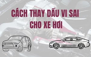 Cách thay dầu vi sai cho xe hơi