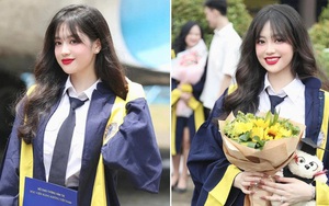 Nữ sinh Hàng không gây bão với nhan sắc đẹp tựa búp bê trong lễ tốt nghiệp, soi kỹ "in tư" còn thấy mê hơn
