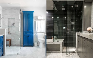 Chuyên gia tiết lộ cách đánh lừa thị giác để nhà vệ sinh nhỏ giờ trông rộng ra mấy lần