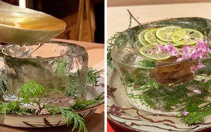 Bỏ trực tiếp đồ ăn lên “bát” làm bằng đá lạnh, người Nhật cho ra đời món siêu thú vị, mỗi tội có 1 điểm trừ