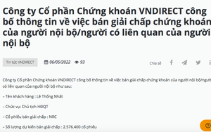 Chủ tịch Tập đoàn Danh Khôi (NRC) bị VNDIRECT “call margin”