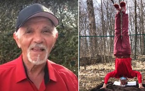 Choáng với màn trồng cây chuối của người đàn ông 75 tuổi lập kỷ lục thế giới